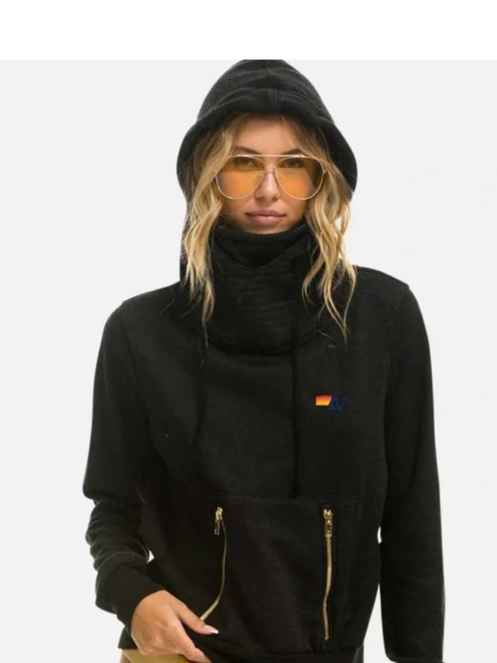 Aviator Nation Charcoal Ninja Hoodie Sweatshirt - great condition